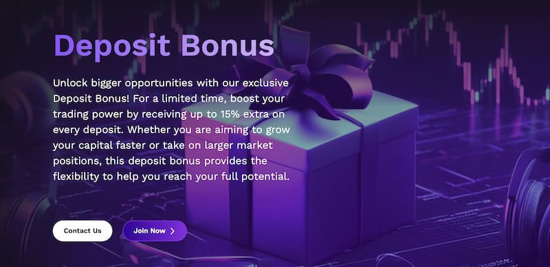 uTrada - 15% Deposit Bonus